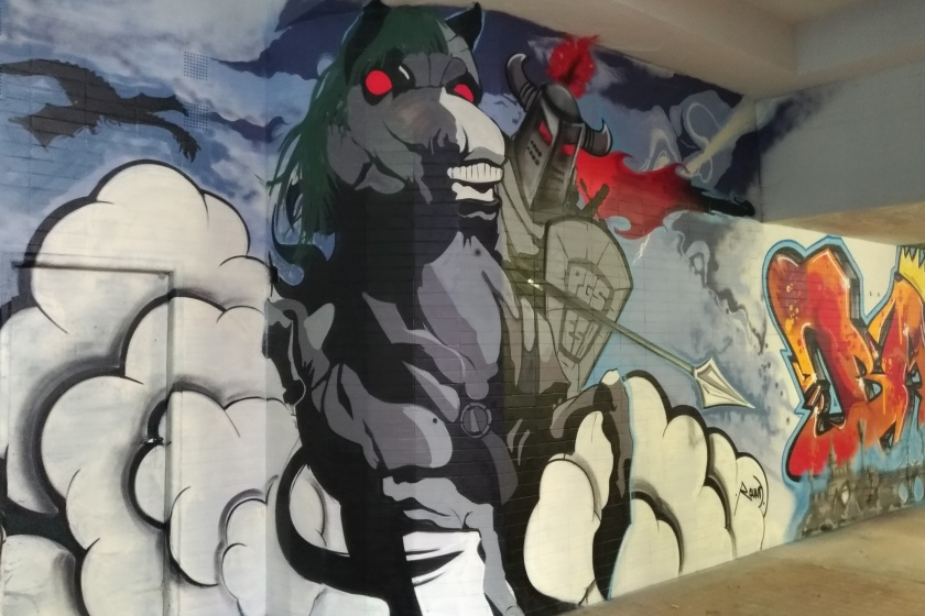 Podchod na vlakovém nádraží se změnil ve street-artovou galerii