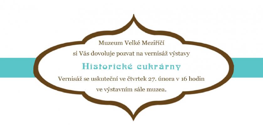 Výstava Historické cukrárny v muzeu na zámku již od 28. února