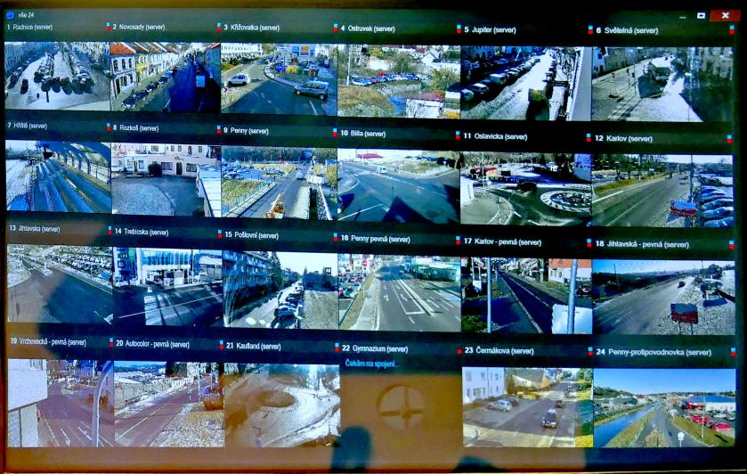 Městský kamerový dohlížecí systém má 25 kamer