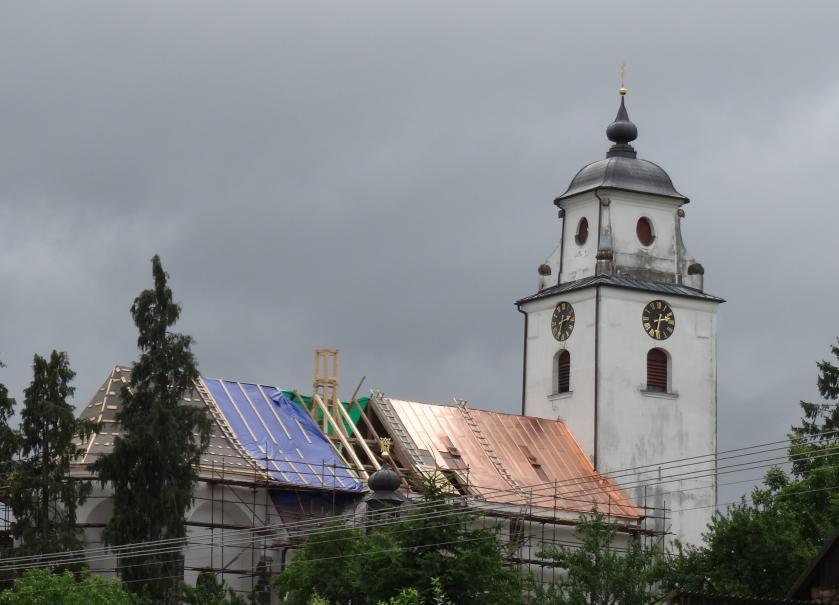 Kostel v Netíně má mít novou střechu do pouti