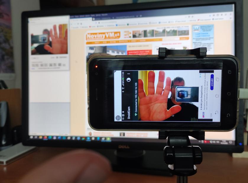 Radíme: Chybějící webkameru jednoduše nahradíte mobilem