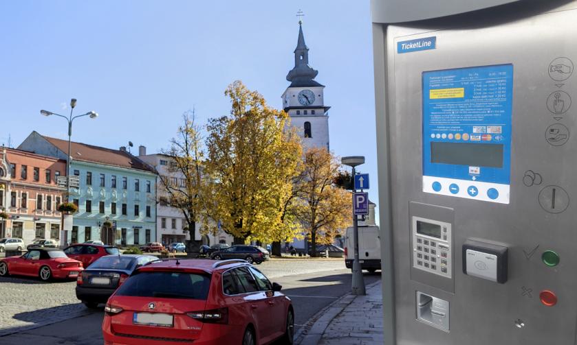 Město uzavřelo smlouvu na vypracování projektu parkovacích automatů v centru města