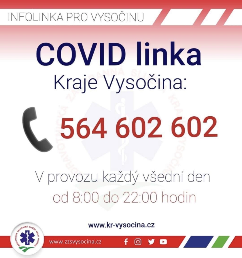 Informační linka Kr. Vysočina vyřídila 44 tisíc hovorů. Teď pomáhá hlavně s registrací na očkování