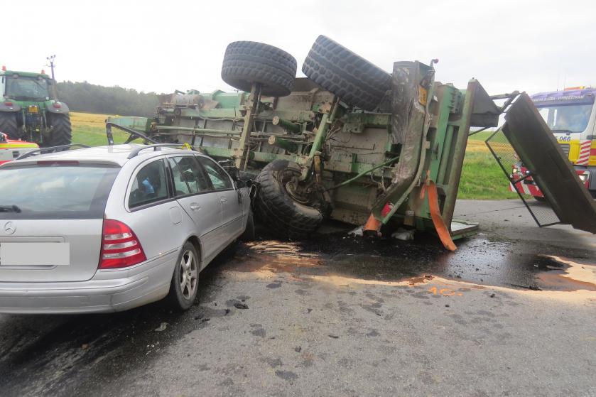 Tragická dopravní nehoda nedaleko Brtnice