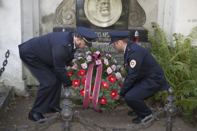 Dobrovolní hasiči uctili výročí svého zakladatele