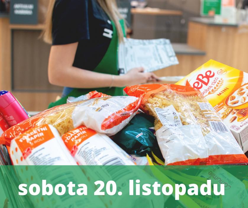 Podzimní kolo sbírky potravin proběhne již 20. listopadu, v Meziříčí ve čtyřech obchodech