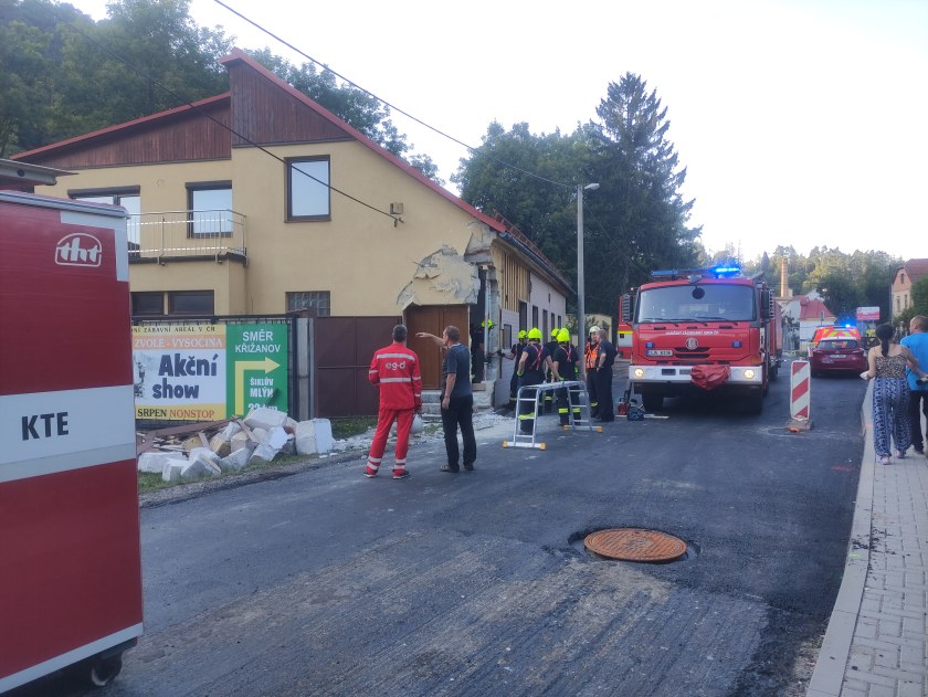 Nehoda na Vrchovecké ulici