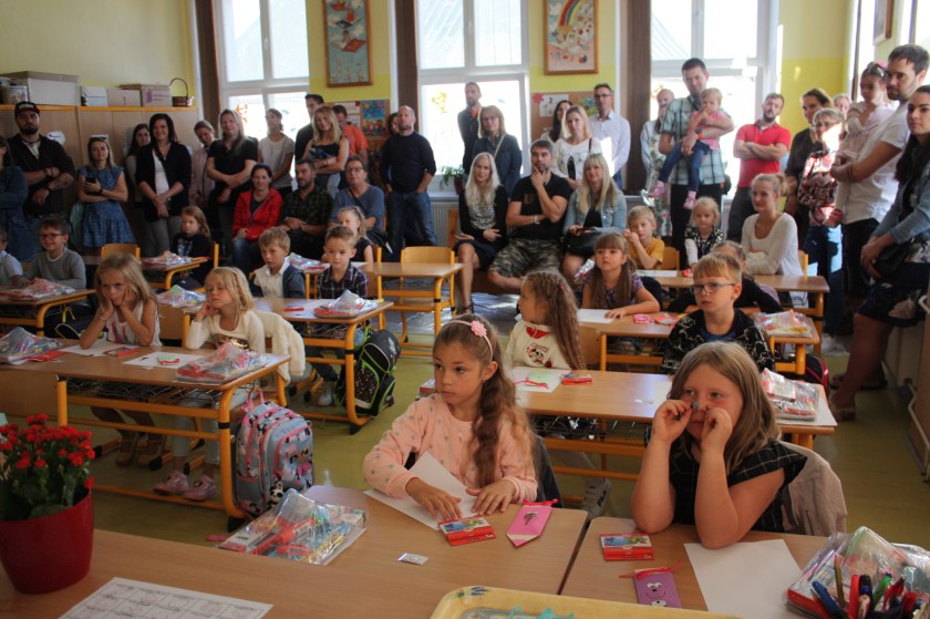 První školní den na ZŠ Sokolovská