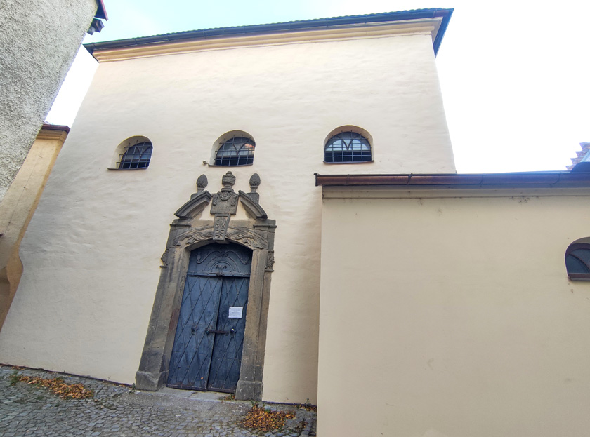 Stará synagoga ve Velkém Meziříčí (9. 11. 2023). foto: -kaš-