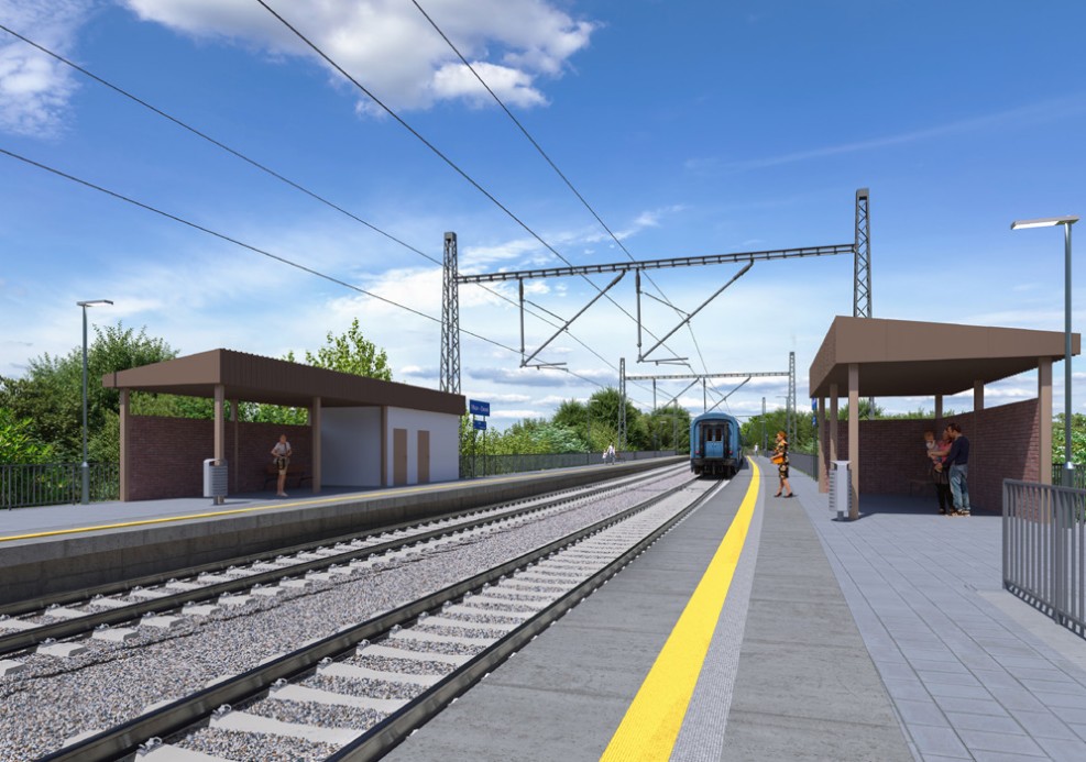 Modernizovaná stanice ve Vlkově se posune blíže k centru obce