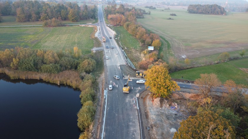 Do konce října má být průjezdná silnice na Třebíč