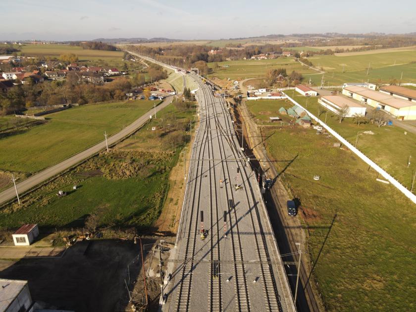 Stanice Vlkov u Tišnova. foto: Správa železnic.
