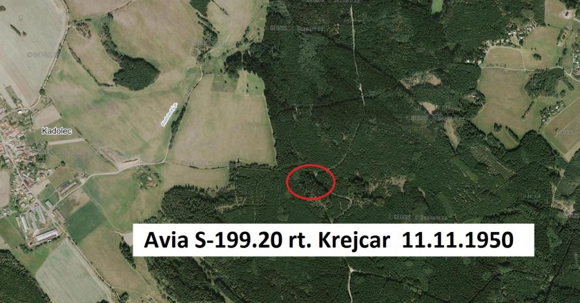 Pády vojenských letadel 7.díl - Kadolec a Lhotky 1950