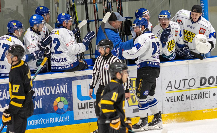 HHK Velké Meziříčí: Fantastickou druhou třetinou jsme otočili souboj s Kroměříží